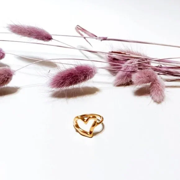 bohemian heart ring C34 - Picture 5 of 7